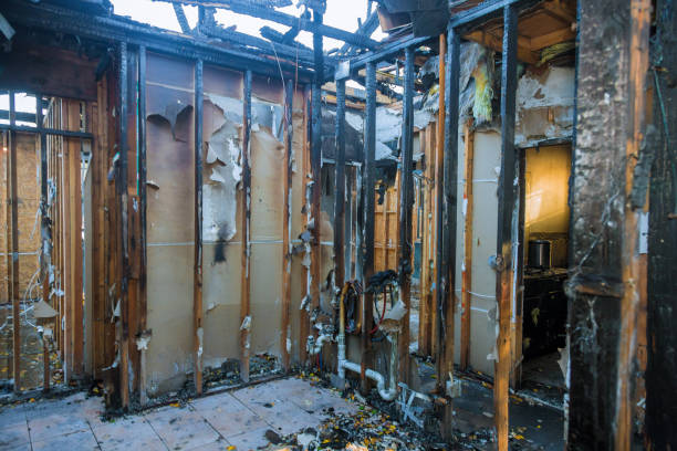 Professional Fire Damage Repair technician working in Ogilvie, MN